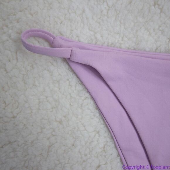 NEW Toast Swim Free People String Bikini Bottom, light purple lilac, S - Picture 5 of 16